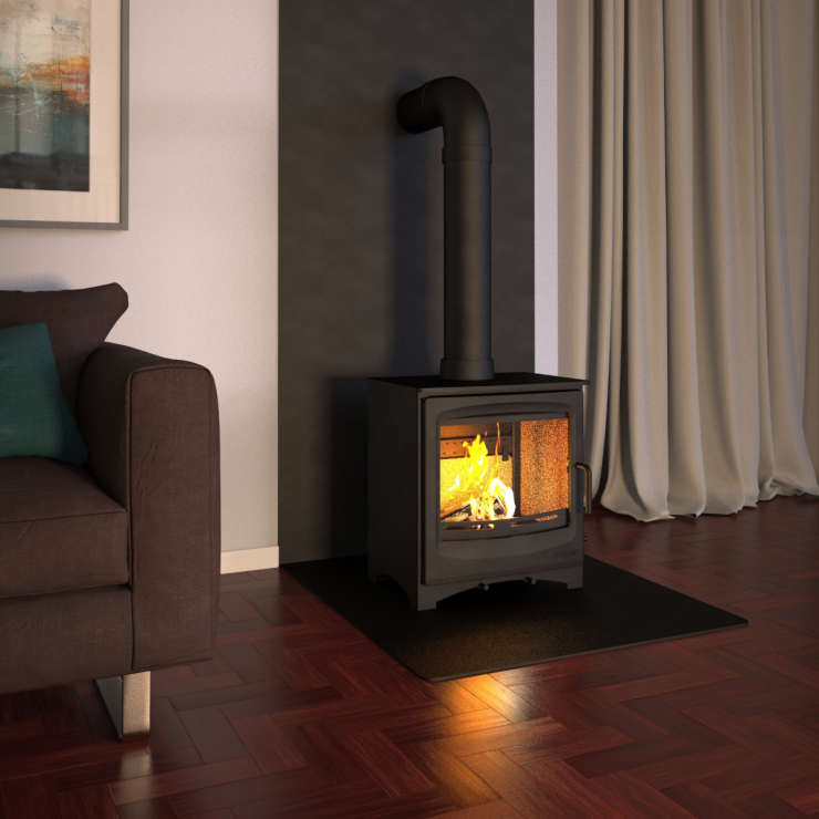 Oskar Kaminofen 8,4 KW Schwarz 