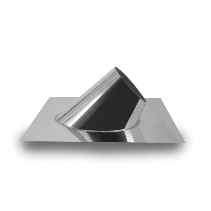 Edelstahlschornstein Dachdurchfuhrung 30-45° aus Aluminium